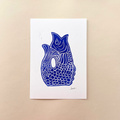 Linogravure 15 cm x 21 cm (A5) - Gluggle Jug