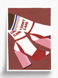 AFFICHE I DONT CARE - 30X40cm
