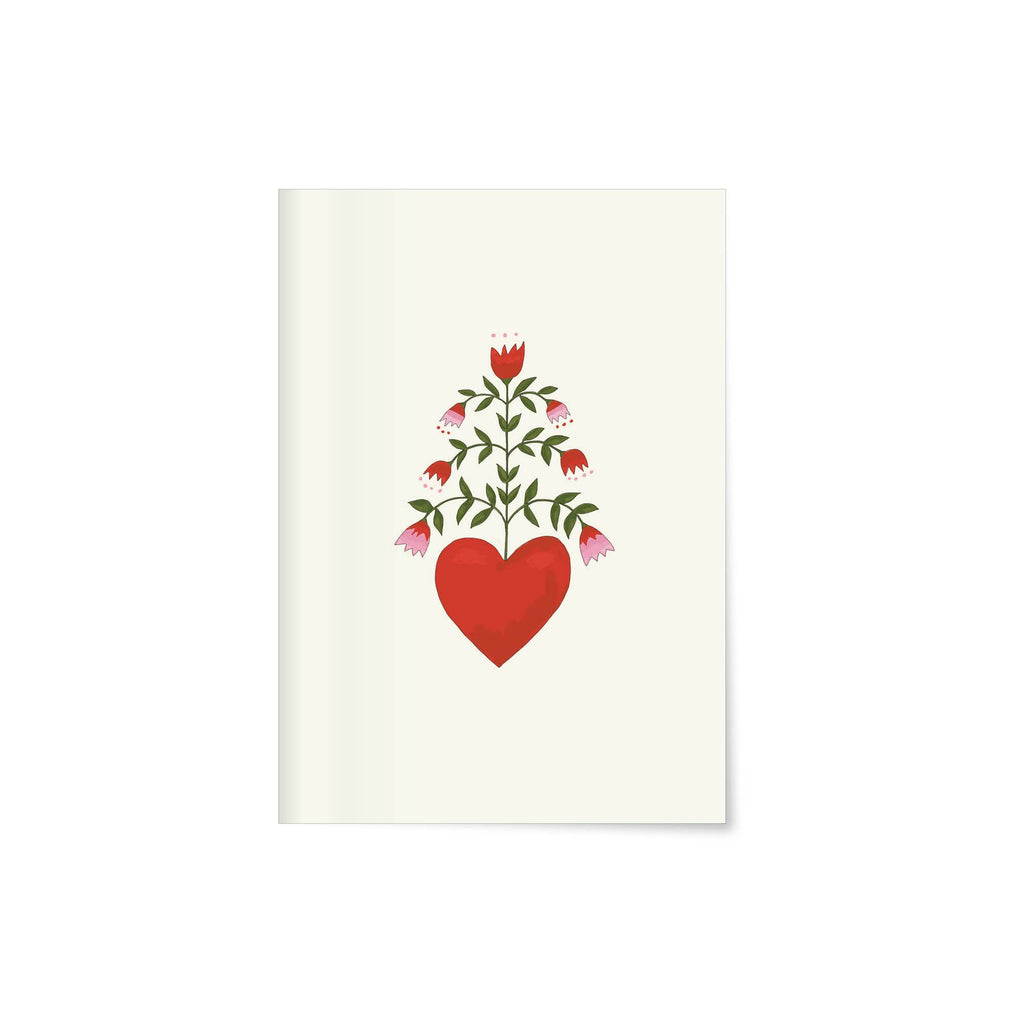 Cahier A5 Cœur de fleurs — MIAO Papeterie