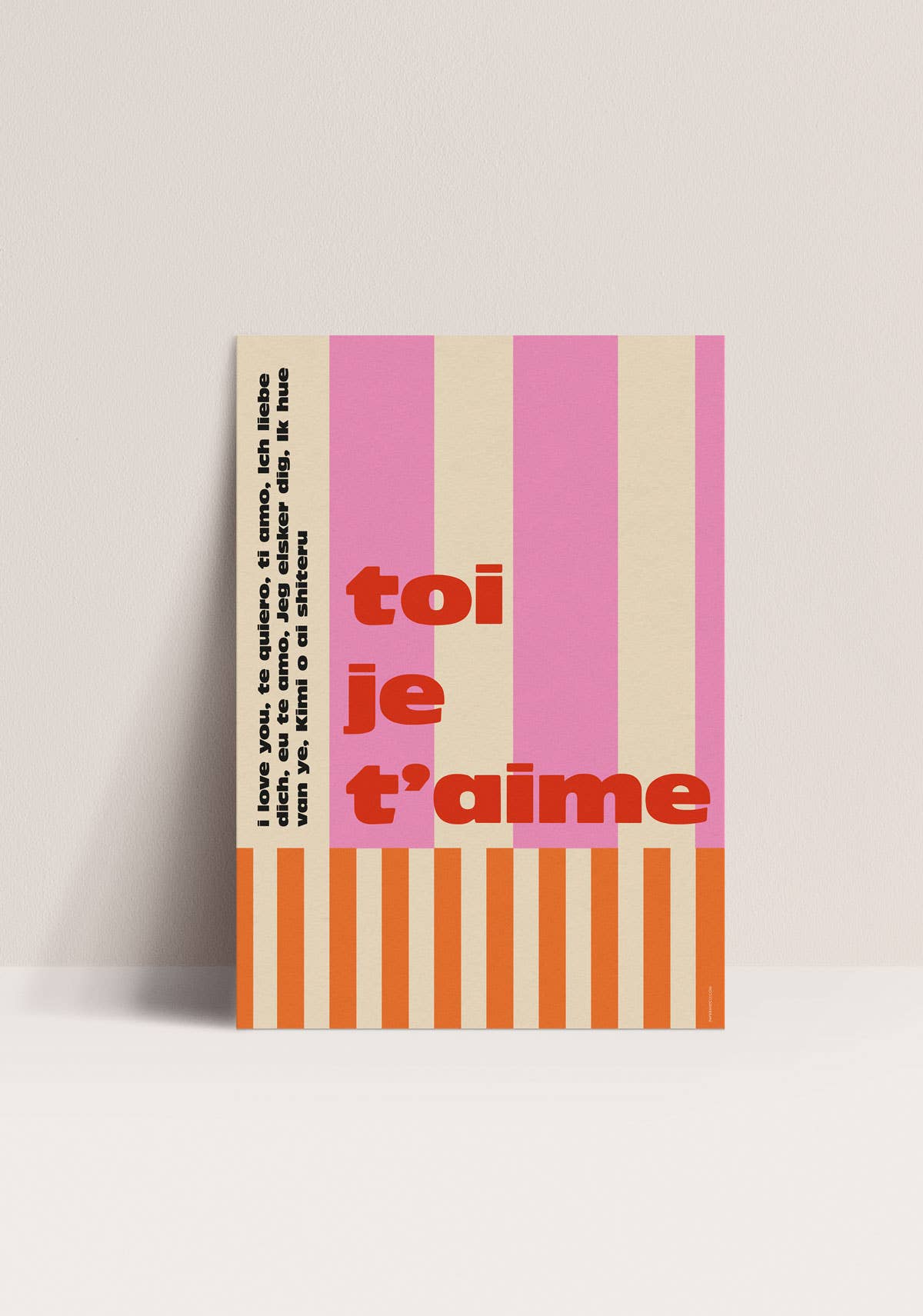 Poster - Toi, je t'aime: 30/40