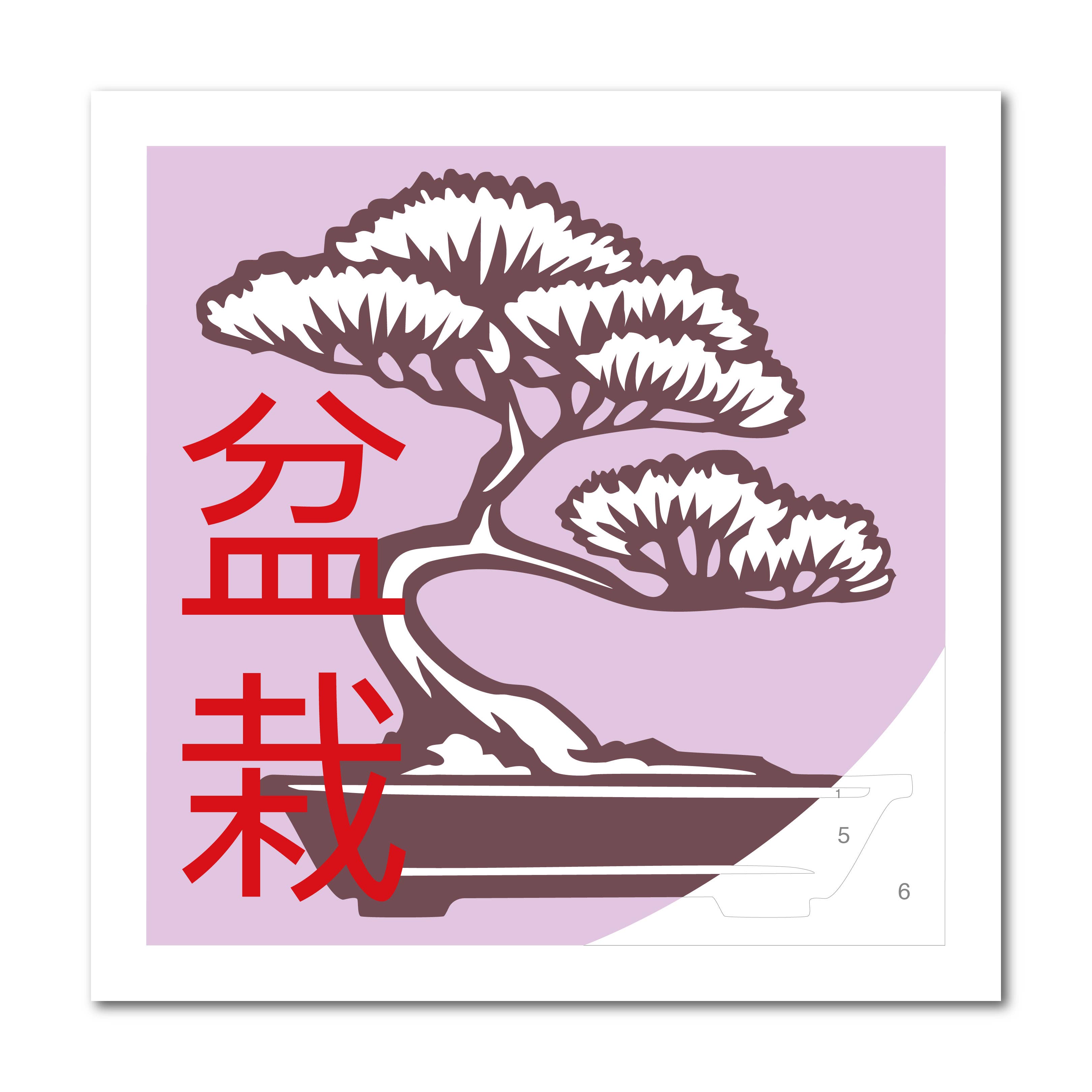Kit peinture au numéro - DIY - JAPON - NIPPON - KANJI