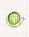 Sticker - matcha - Studio Louja