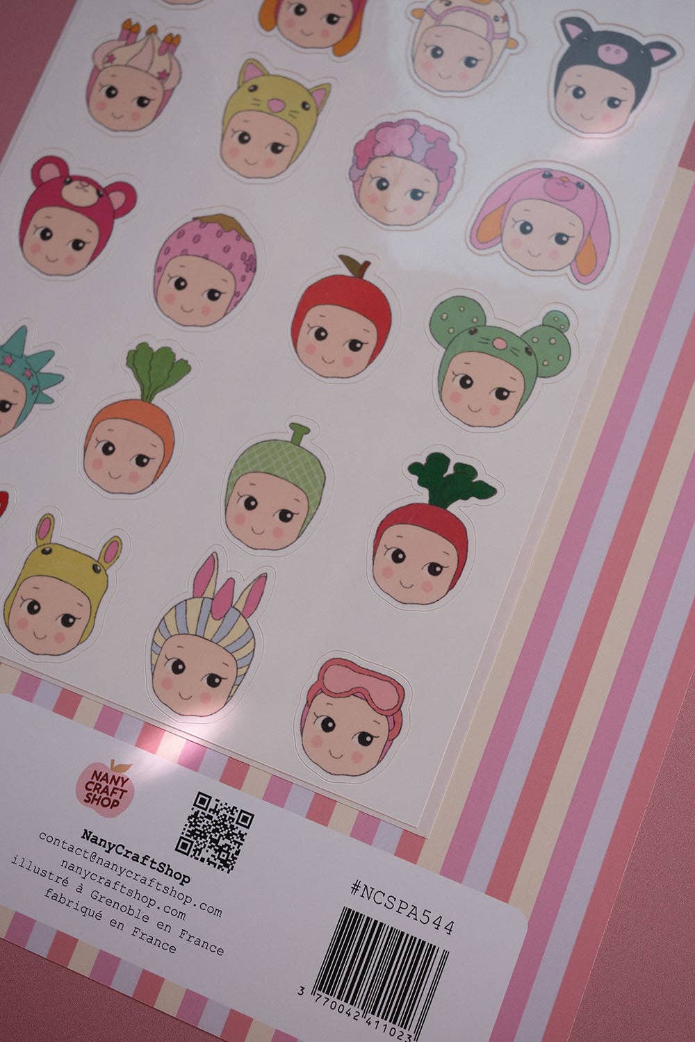 Planche stickers Baby Maxi A5 👶🏻 - Nany Craft Shop