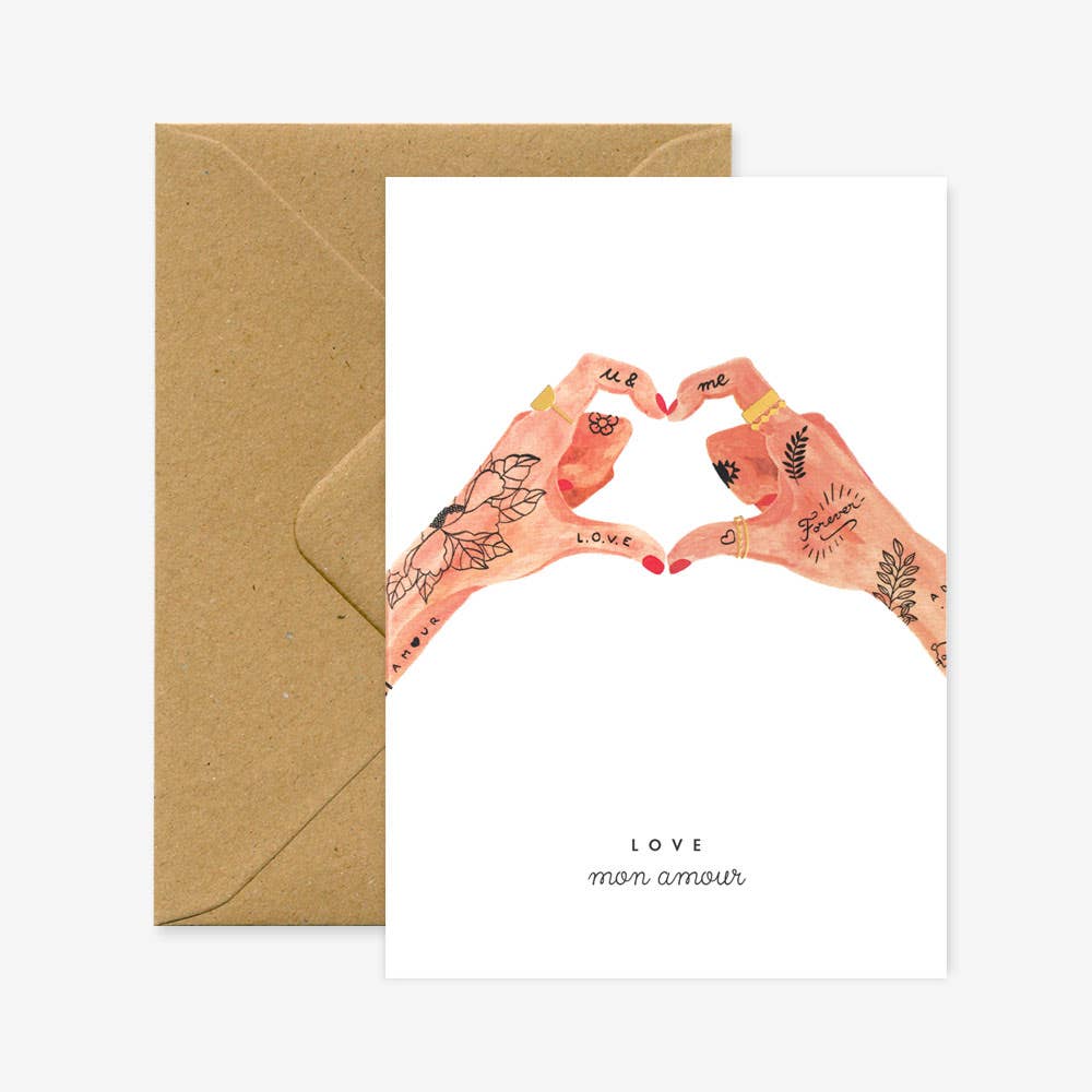 Cartes A6 « Hands Of Love »