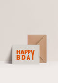 Carte - Happy Bday