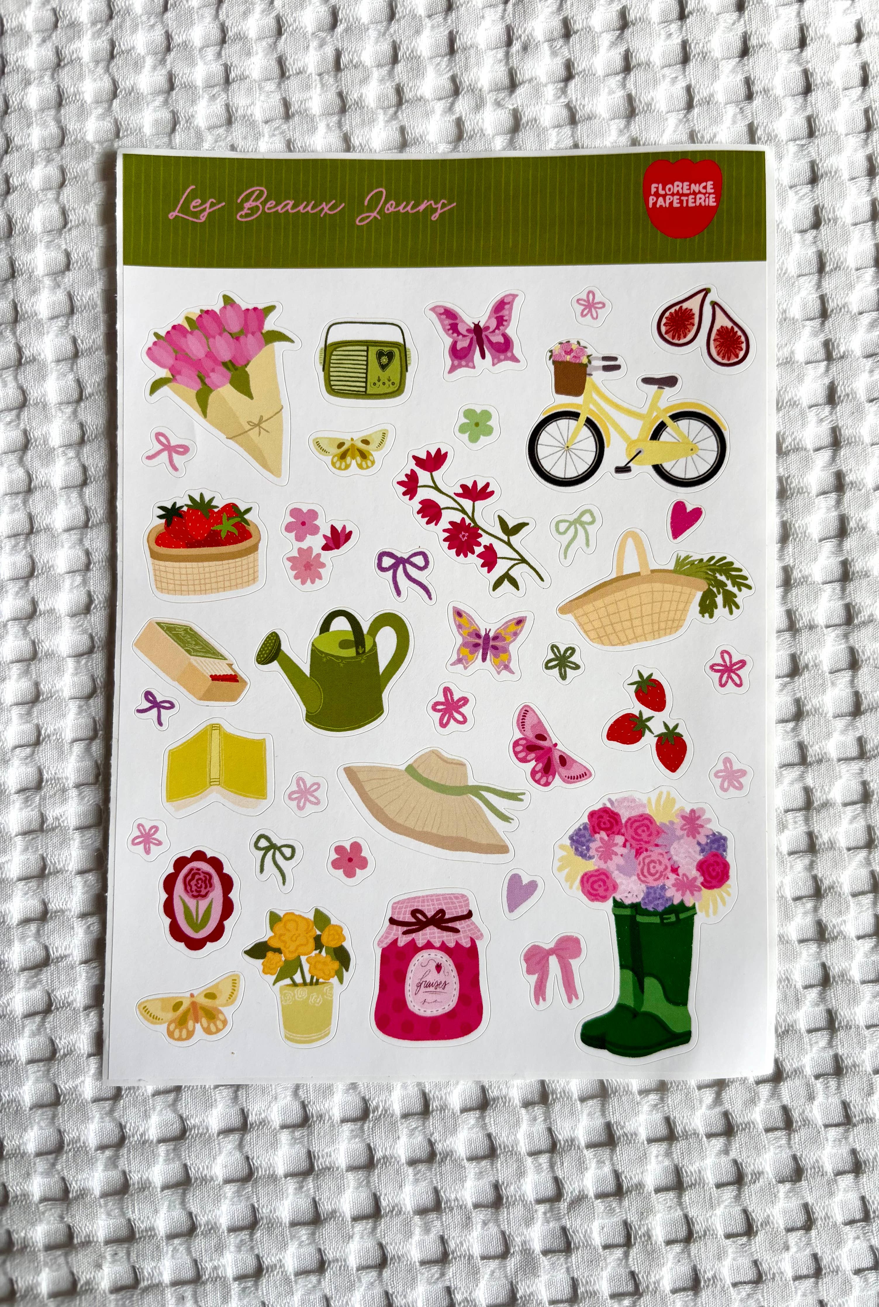 Planche de stickers - Les Beaux Jours 