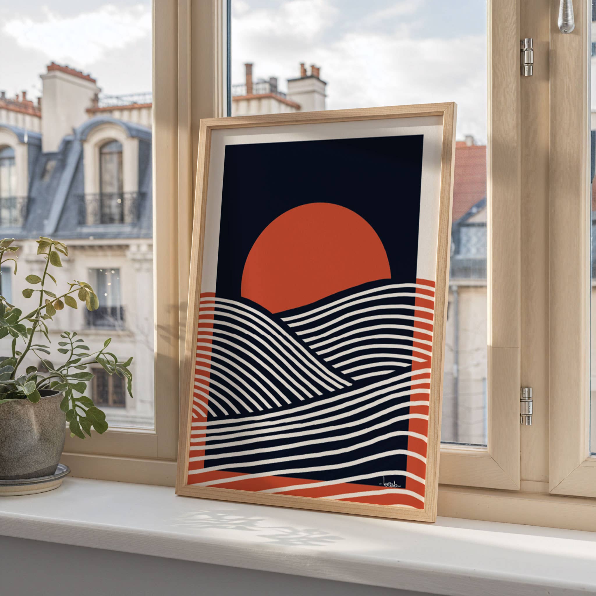 Affiche « Coucher de soleil »: A3 | L29,7 x H42 cm