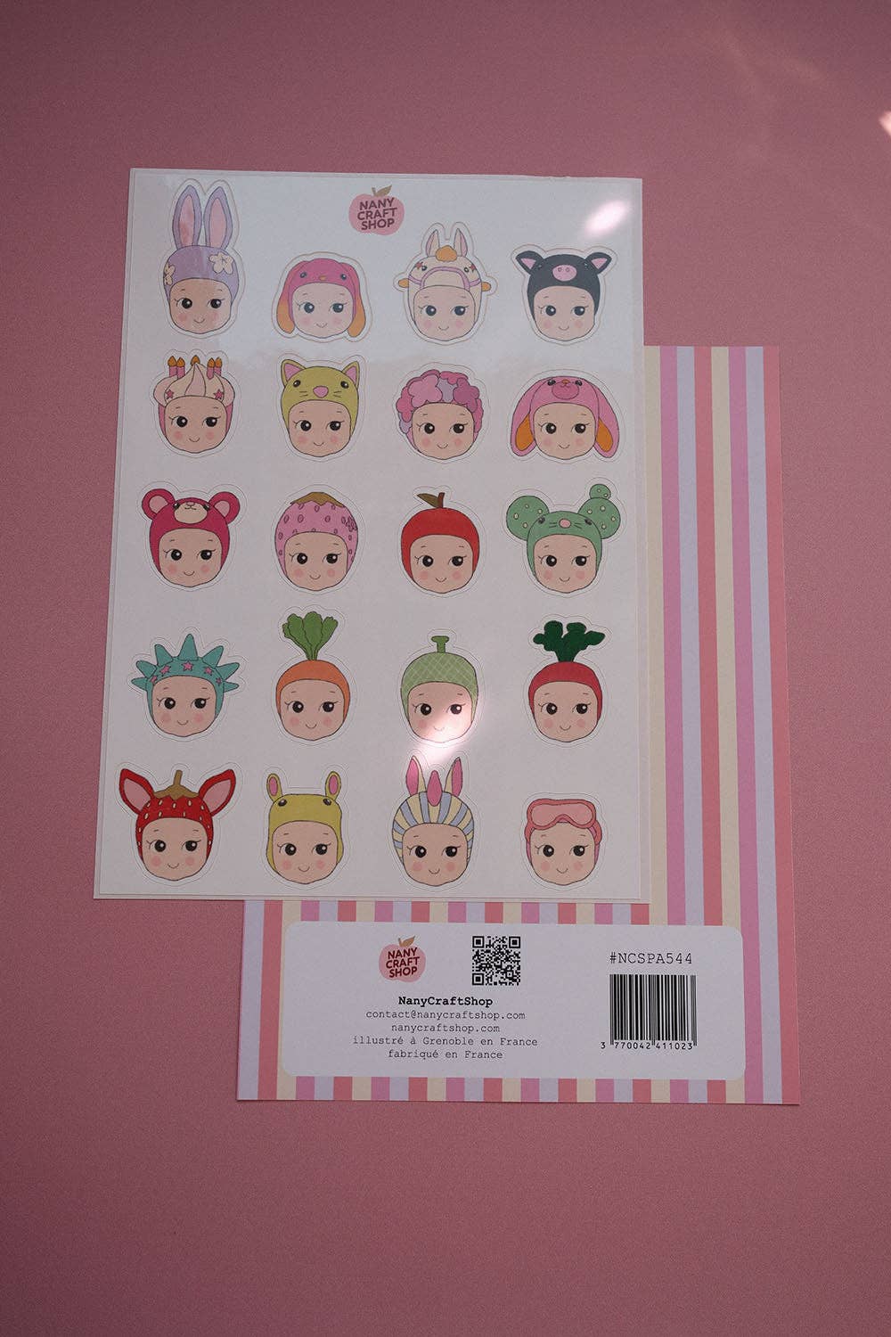 Planche stickers Baby Maxi A5 👶🏻 - Nany Craft Shop
