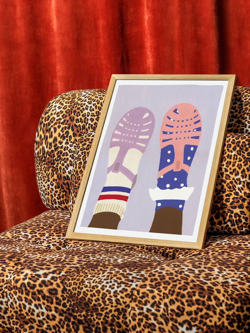 Art Print 30x40 cm – MÉDUSES FOREVER – Illustration colorée