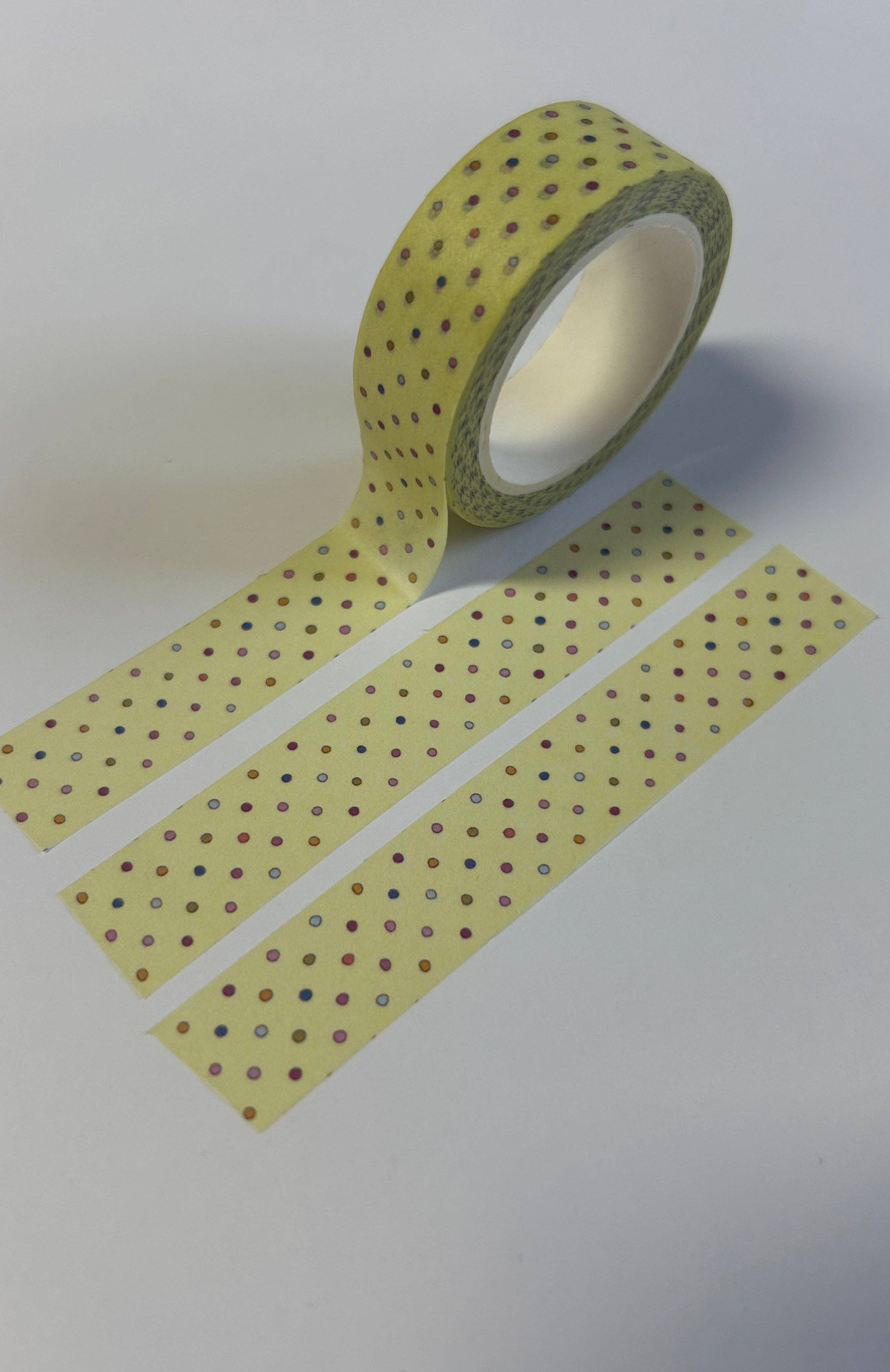 Washi Tape - Polka Dot Multicolore - Nany Craft Shop