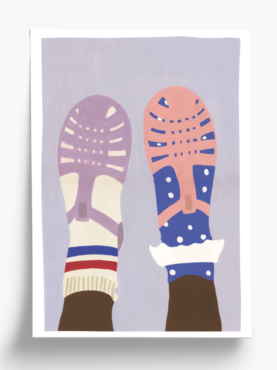 Art Print 30x40 cm – MÉDUSES FOREVER – Illustration colorée