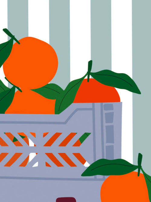 AFFICHE MANDARINES - A5