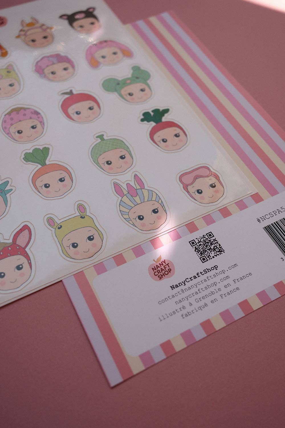 Planche stickers Baby Maxi A5 👶🏻 - Nany Craft Shop