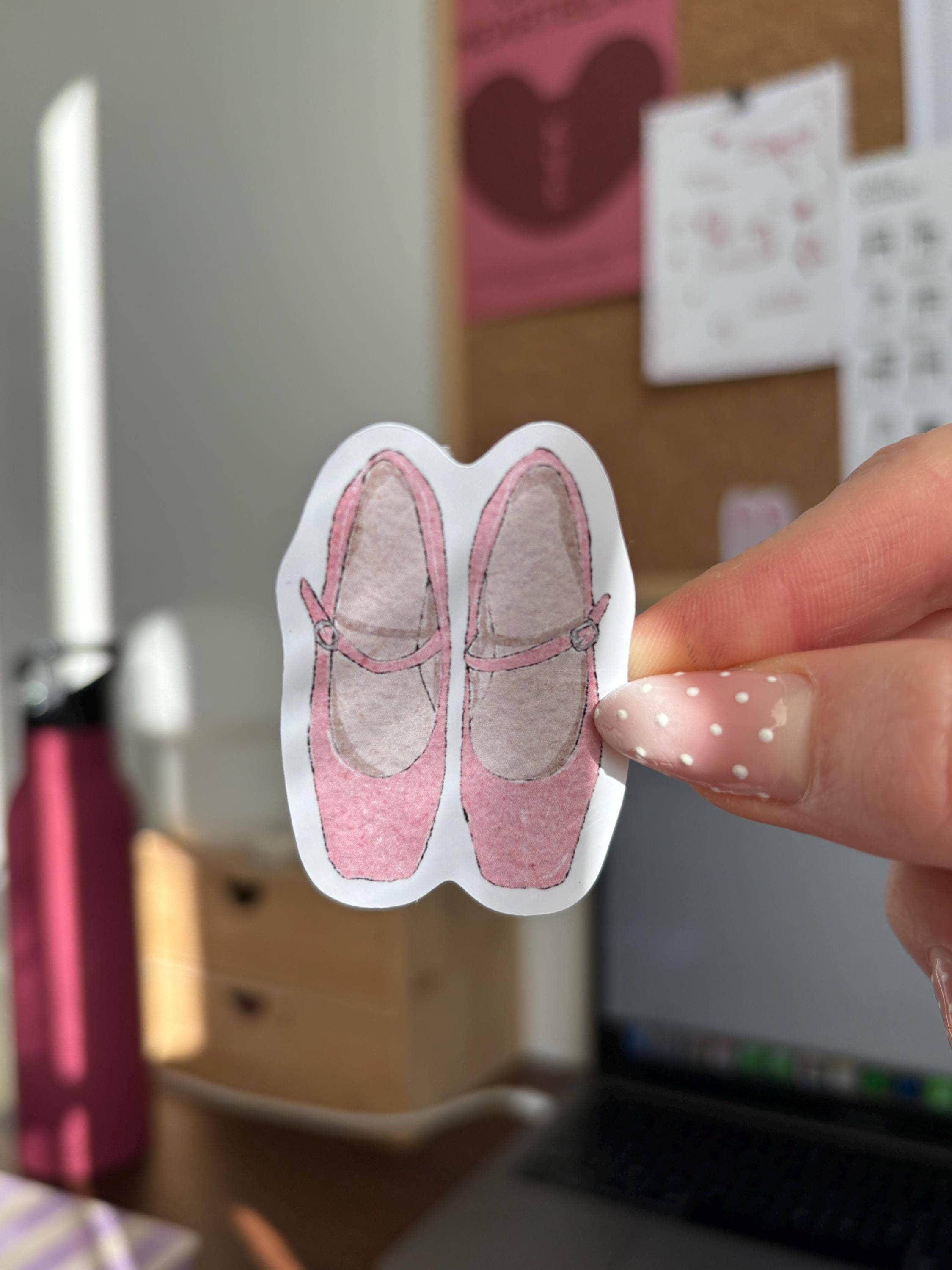 Sticker - ballerinas rose - Studio Louja