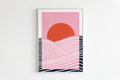 Affiche 'Sunrise' avec design japonisant et apaisant: A3 | L29,7 x H42 cm