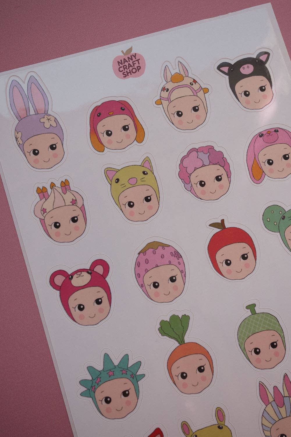 Planche stickers Baby Maxi A5 👶🏻 - Nany Craft Shop